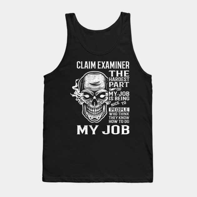 Claim Examiner Tank Top by tobye